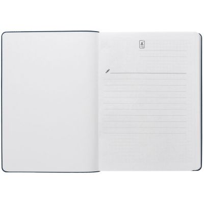 Блокнот Verso в клетку, темно-синий-1