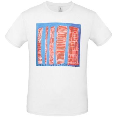 Футболка «Небоскребы», белая-1
