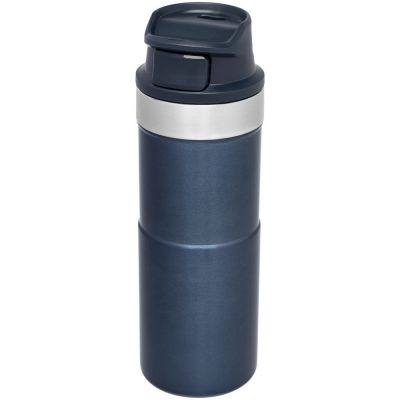 Термокружка Stanley Classic One Hand 2.0, большая, синяя-5