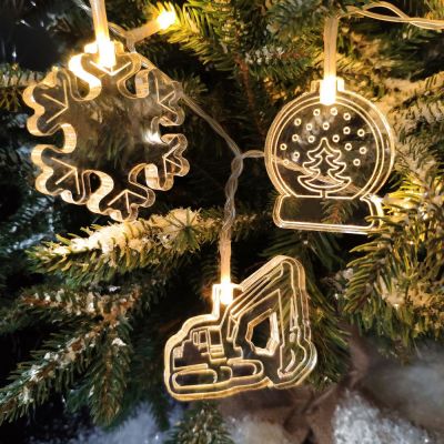 Светодиодная гирлянда Build The Future, строительство-0