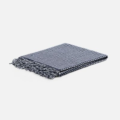 Плед Cambon, иссиня-черный-1