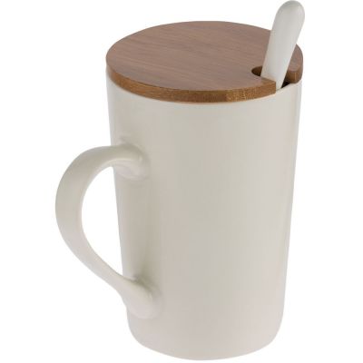 Кружка Parley с ложкой и бамбуковой крышкой-2