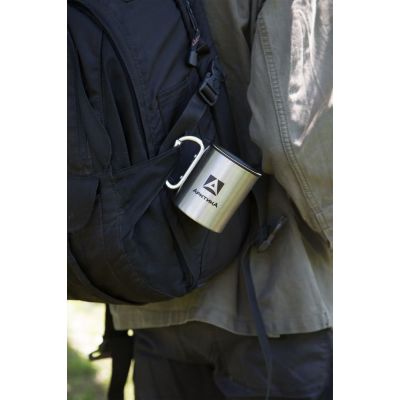 Термокружка с карабином «Арктика 400», стальная-2