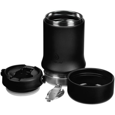 Термос для еды Tabenodo, черный-8