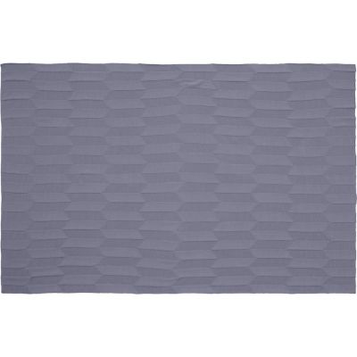 Плед Rombus, серый (стальной)-3