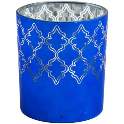 Подсвечник King, ярко-синий-0