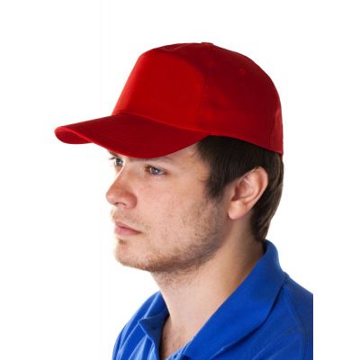 Бейсболка Unit First, красная-2