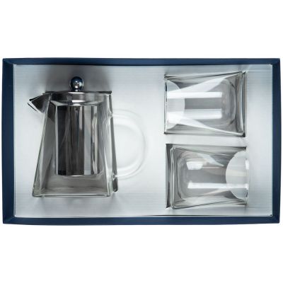 Чайный набор Quadroni в темно-синей упаковке-2