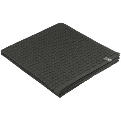 Полотенце вафельное Piquee, среднее, серое-0