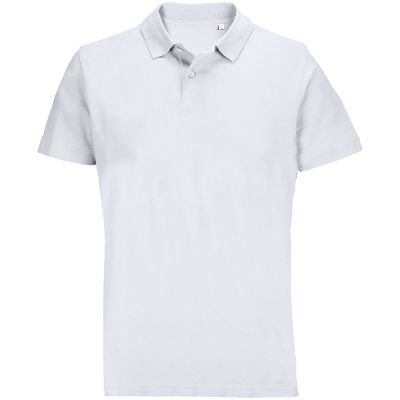 Рубашка поло унисекс Pulse, белая-0