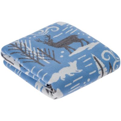 Плед Sever, голубой-4