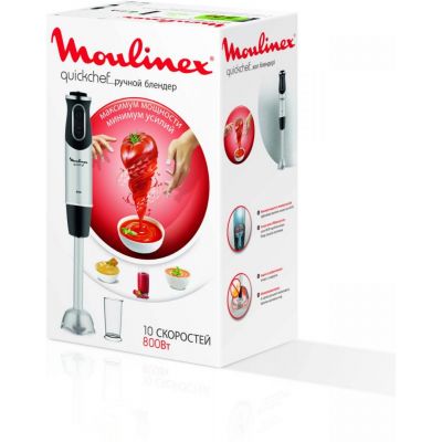 Погружной блендер Quickchef, серебристый-3