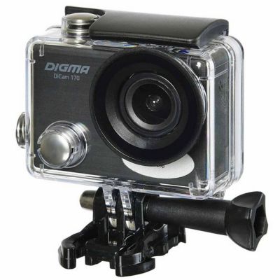 Экшн-камера Digma DiCam 170, черная-4