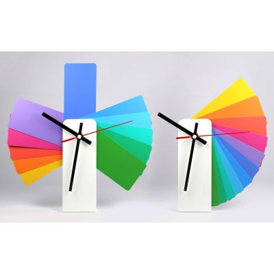 Часы настенные Transformer Clock. White & Multicolor-2