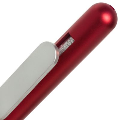 Ручка шариковая Slider Silver, красный металлик-3