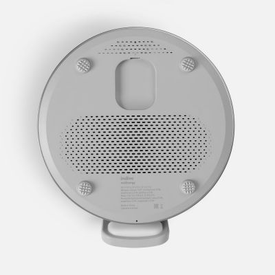 Bluetooth-колонка с беспроводной зарядкой и часами netEnergy, серая-5