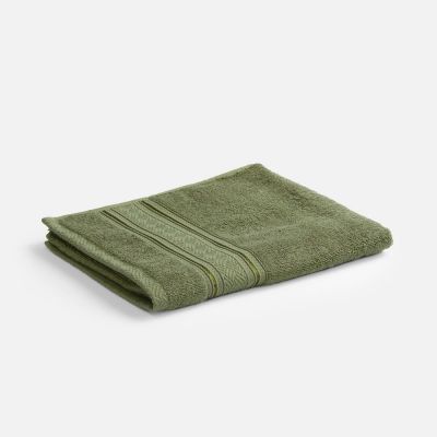 Полотенце махровое Terrychic, среднее, зеленое-0