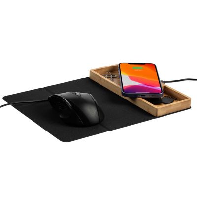 Настольный органайзер Midstream с зарядкой и ковриком для мыши-1