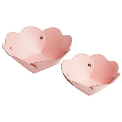 Корзина Corona, большая, розовая-4