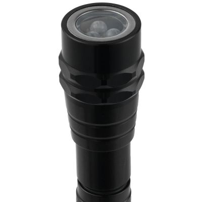 Телескопический фонарь с магнитом Flexion, черный-6