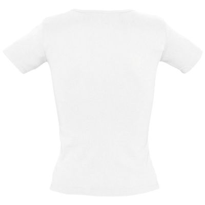 Футболка женская Lady 220 с V-образным вырезом, белая-1