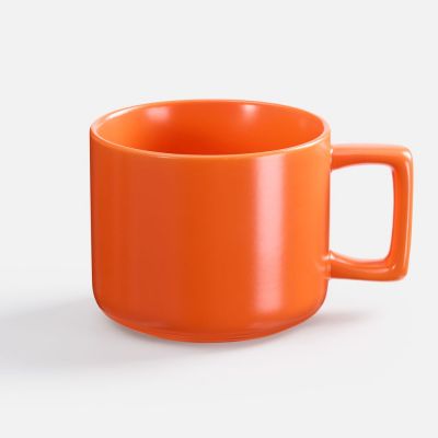 Чашка Jumbo в коробке матовая, оранжевая-1
