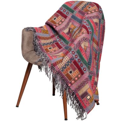 Плед Baltimora, бордовый-1