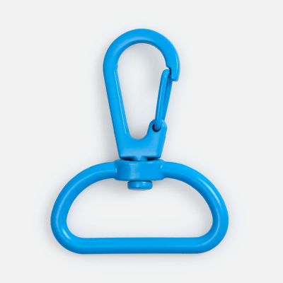 Застежка-карабин Snap Hook, L, голубая-0