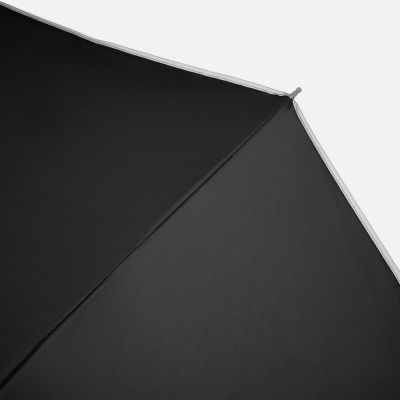 Зонт обратного сложения с ручкой-карабином Foldberry, черный-7