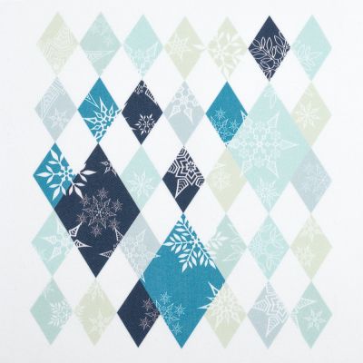 Холщовая сумка «Ромбо. Первый снег», белая-2