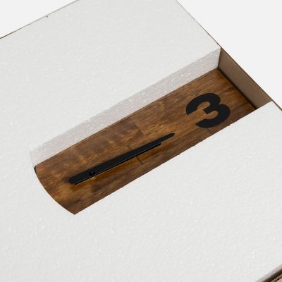 Часы TimeLord, черные с коричневым-5