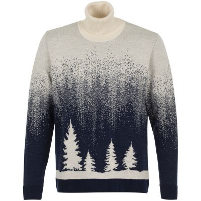 Свитер Glint, бежевый с синим-0