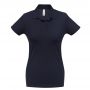 Рубашка поло женская ID.001 темно-синяя