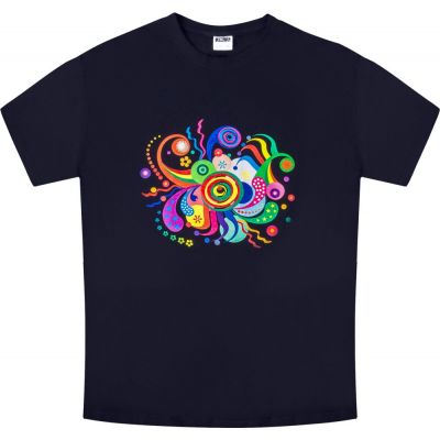 Футболка унисекс Regent 150, темно-синяя (navy)-5