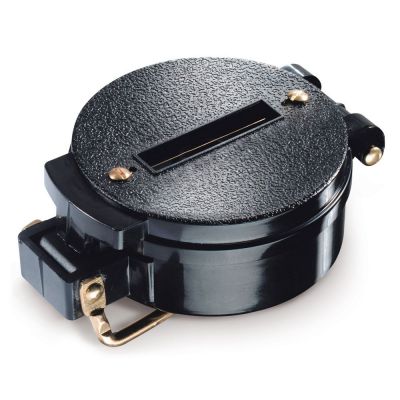 Туристический компас Azimuth, черный с золотой каймой-3