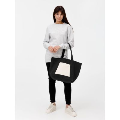 Шопер Shophop, черный с неокрашенным-8