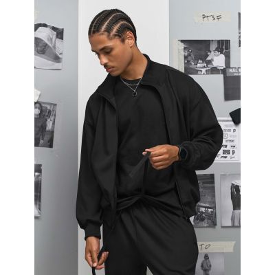 Куртка спортивная Junior, черная-5