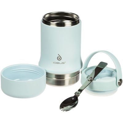 Термос для еды Tabenodo, голубой-9