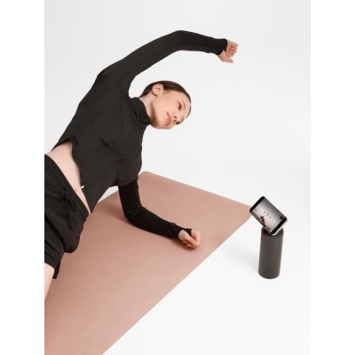 Термобутылка Magnus с магнитным держателем для телефона, черная-8