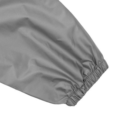 Дождевик-анорак Hard Work, укороченный, серый, единый размер-4