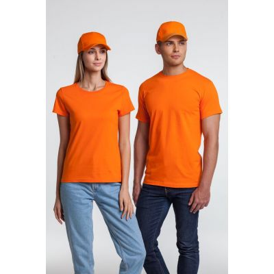 Футболка унисекс T-Bolka 160, оранжевая-3