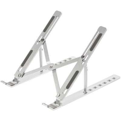Подставка для ноутбука и планшета Scaffold Light, серебристая-0