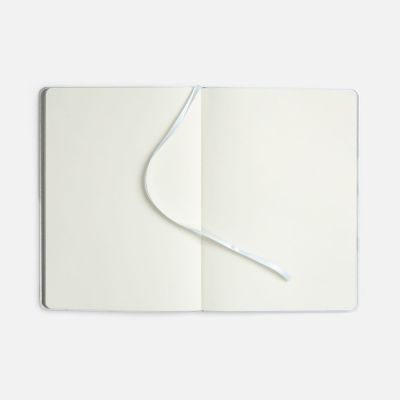 Блокнот Flex Shall ver.2, серебристый-6