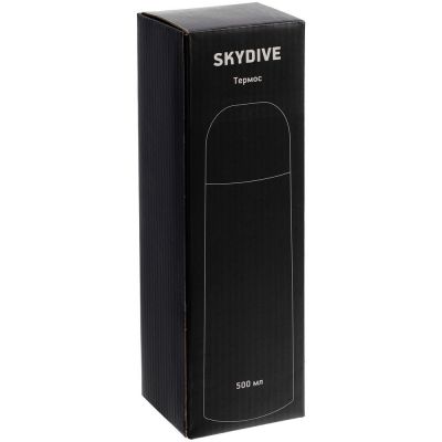 Термос Skydive, оранжевый-5