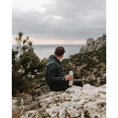 Термос Flask 1000, вакуумный, стальной матовый-6