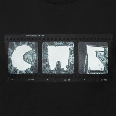 Футболка «Небо-душа», черная-2