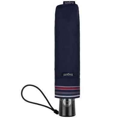 Складной зонт TAKE IT DUO, синий в полоску-2