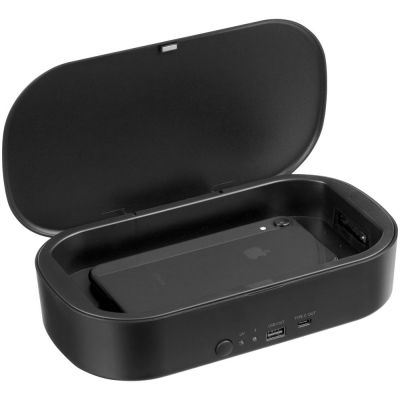 Стерилизатор c беспроводной зарядкой Handy Guard, черный-7