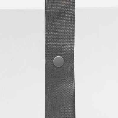 Шопер Clear Fest, ver.2, прозрачный с серыми ручками-6