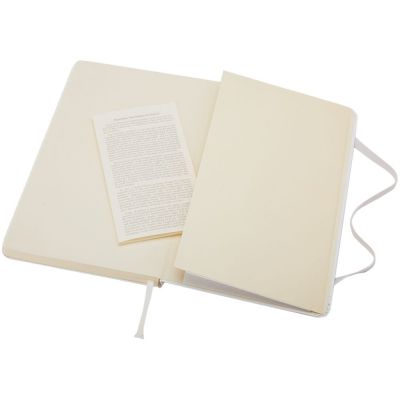 Записная книжка Moleskine Classic Large, в линейку, белая-3
